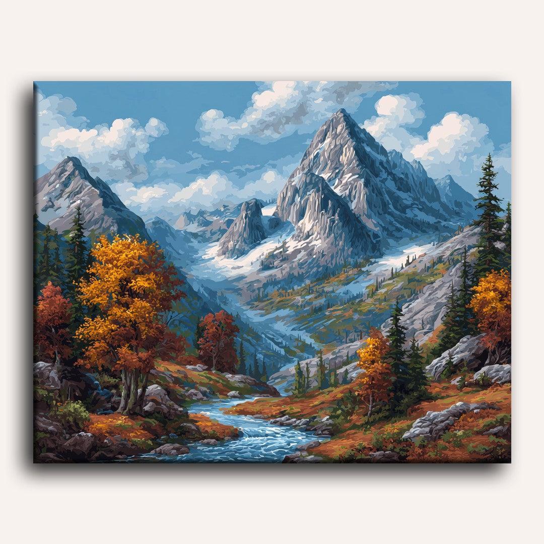 Autumn Peaks | Paint by Number