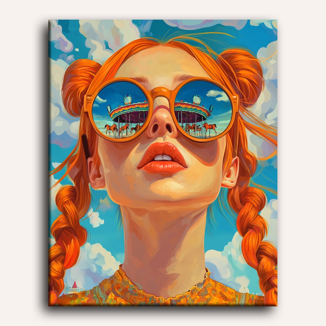 Ginger carousel | Paint by Number