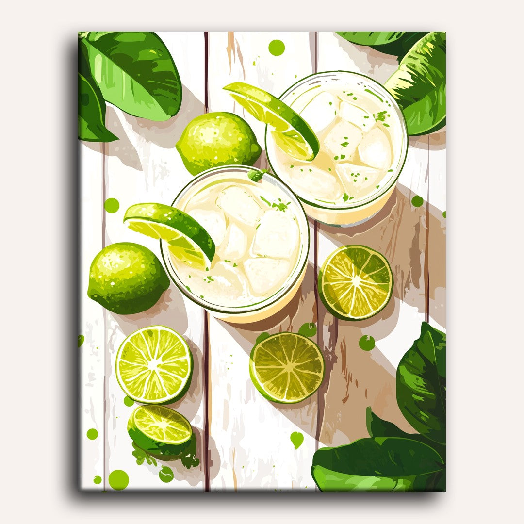 Refreshing Margaritas | Paint by Number
