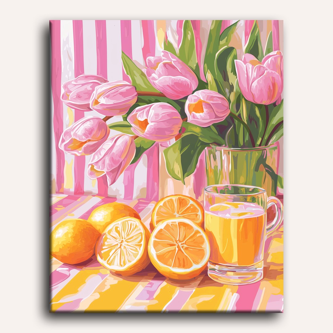 Juicy tulips | Paint by Number