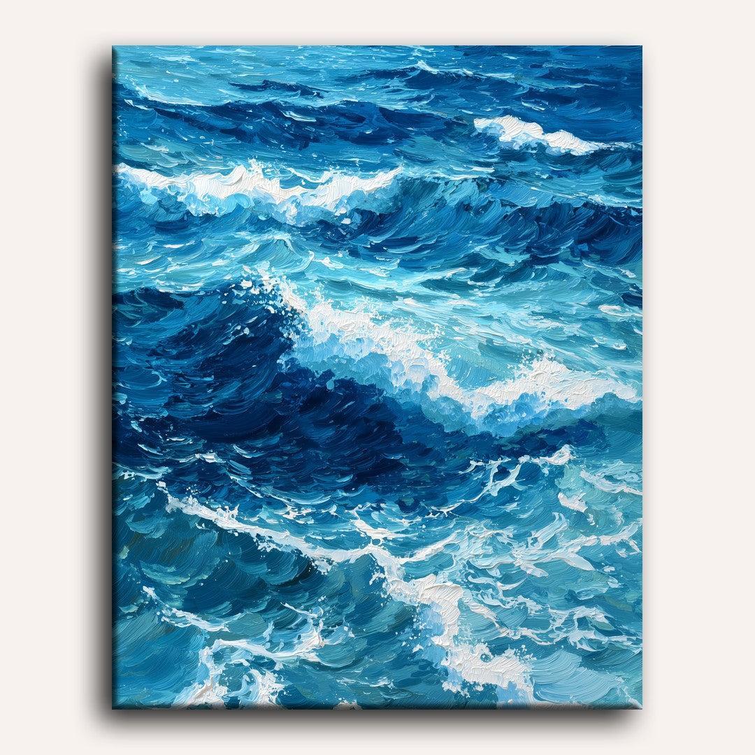 Into the waves | Paint by Number